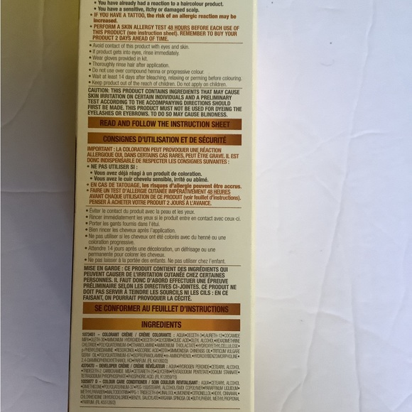 Garnier Belle color, permanent hair color, 50 medium brown, NIB - Picture 3 of 7